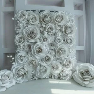 backdrop hoa giấy backdrop cưới