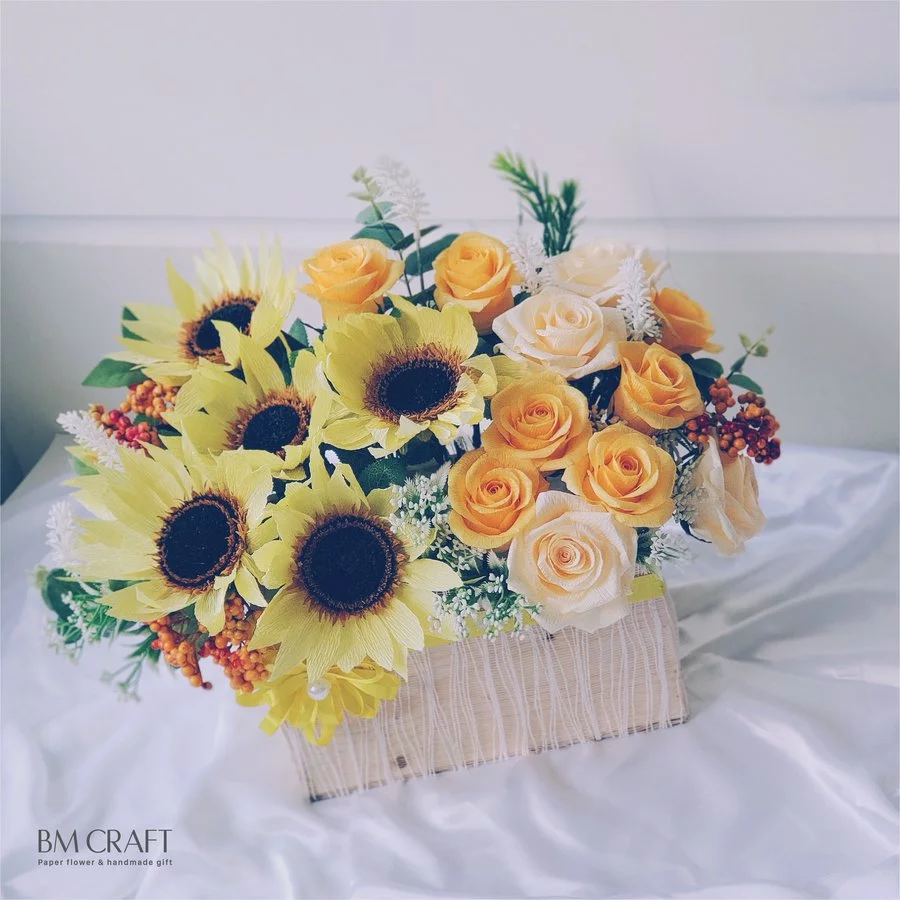 hoa hướng dương handamde