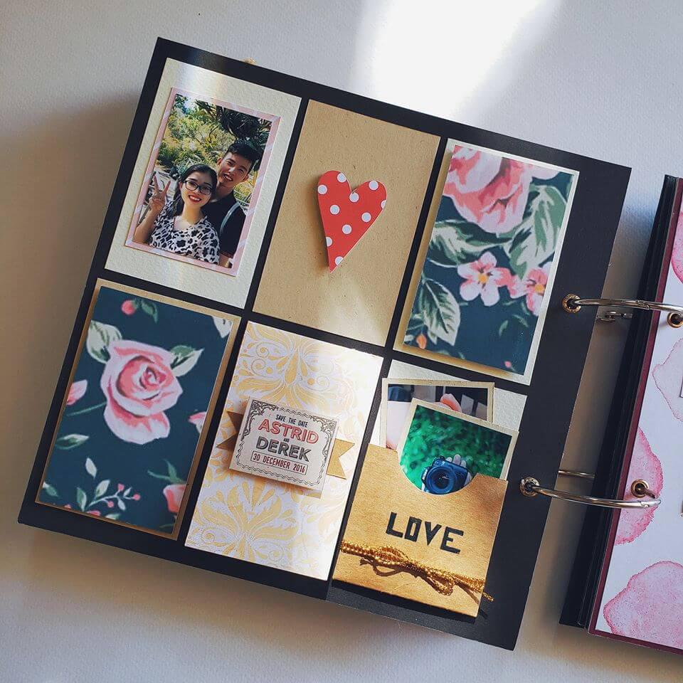 Scrapbook Handmade Tông Đen Huyền Bí (Mẫu Mới) BM CRAFT