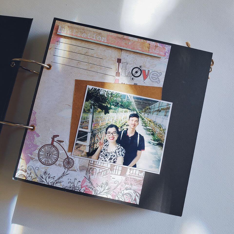 scrapbook handmade tông đen