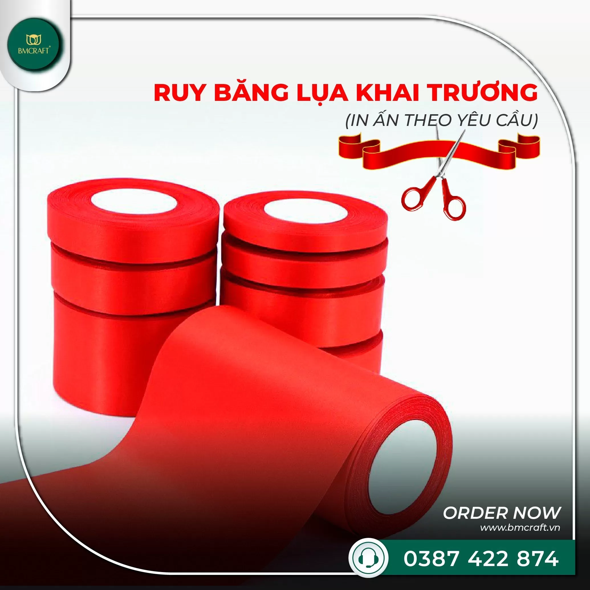 Nơ Khai Trương Sự Kiện BMCRAFT