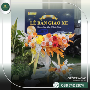 Kệ Bảng Hoa Giao Xe – KBH01