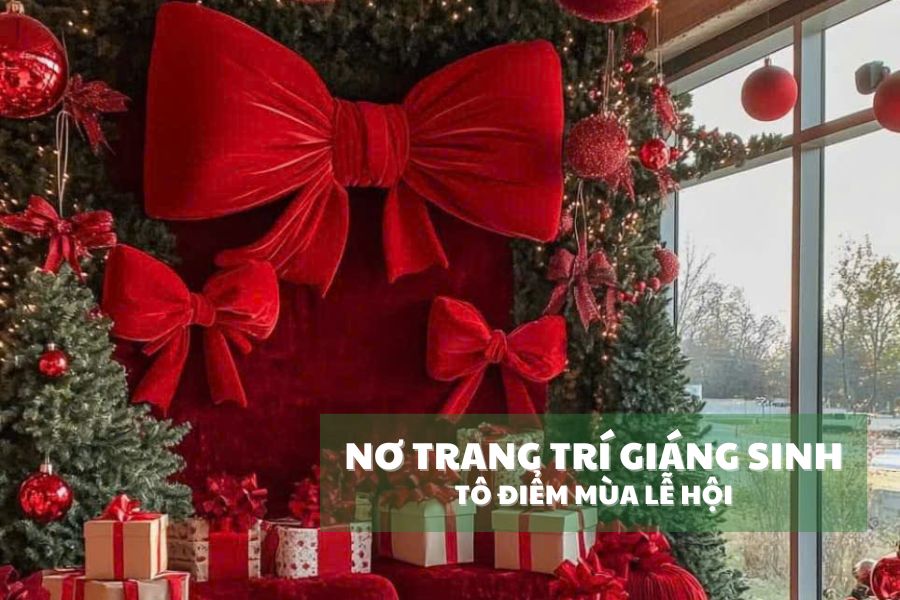 Nơ Trang Trí Giáng Sinh BMCRAFT