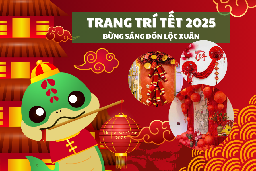 Trang trí tết 2025