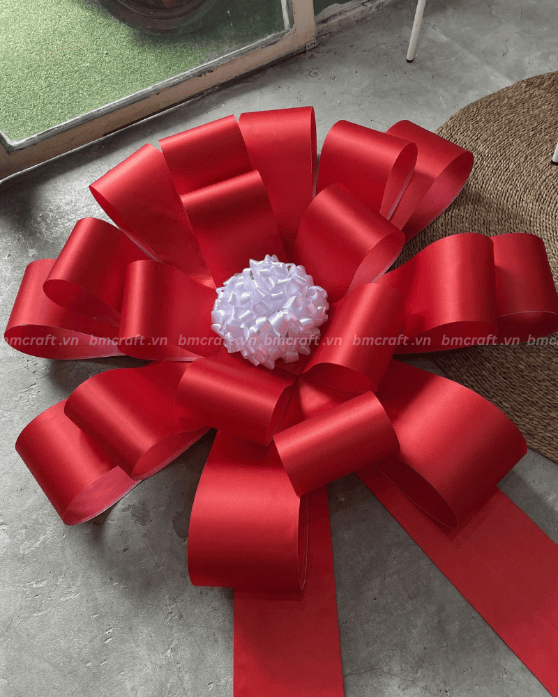 nơ băng khai trương in ấn theo yêu cầu