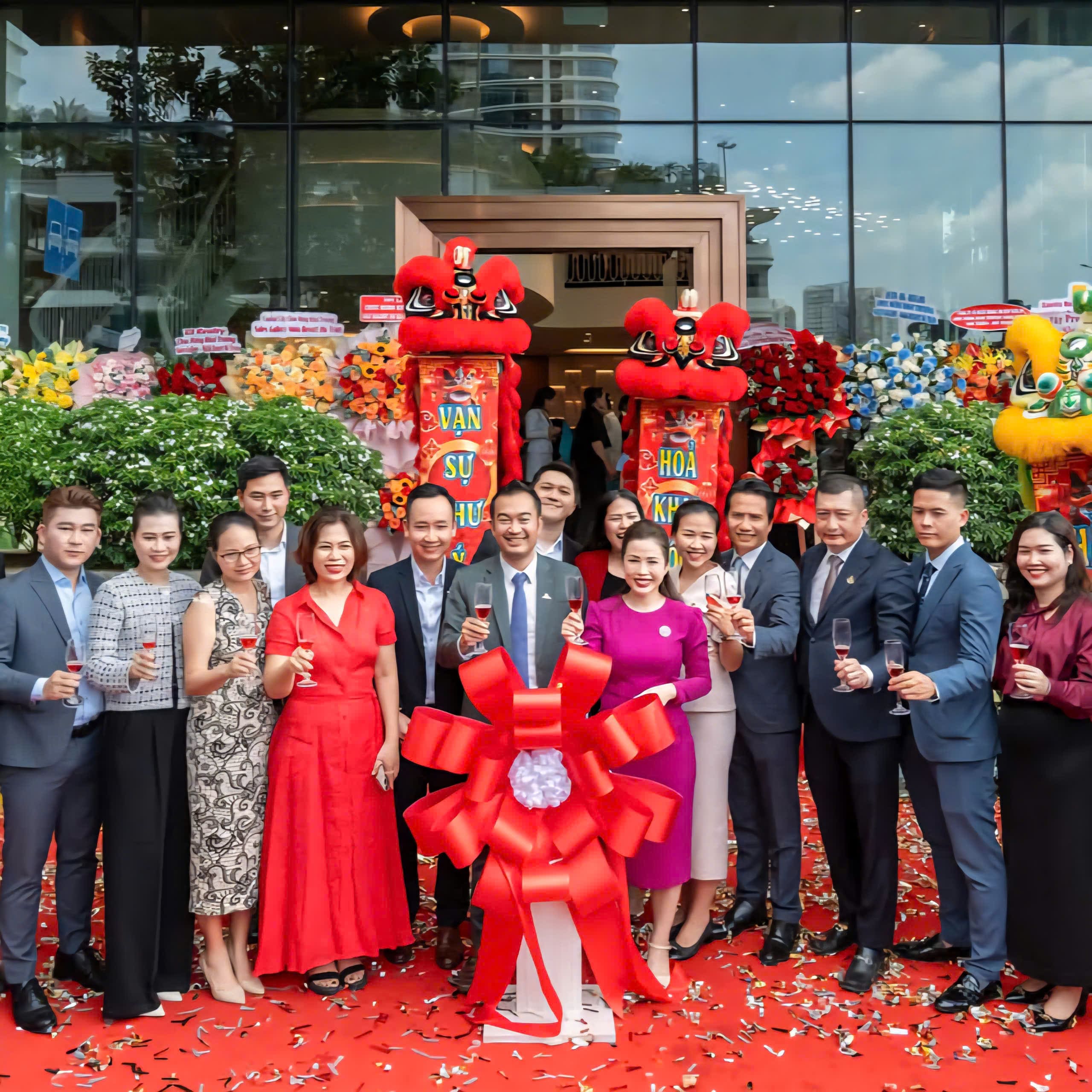 Nơ băng BMCRAFT cho sự kiện "Lễ khai trương Sales Gallery của dự án Maia Resort Hồ Tràm"