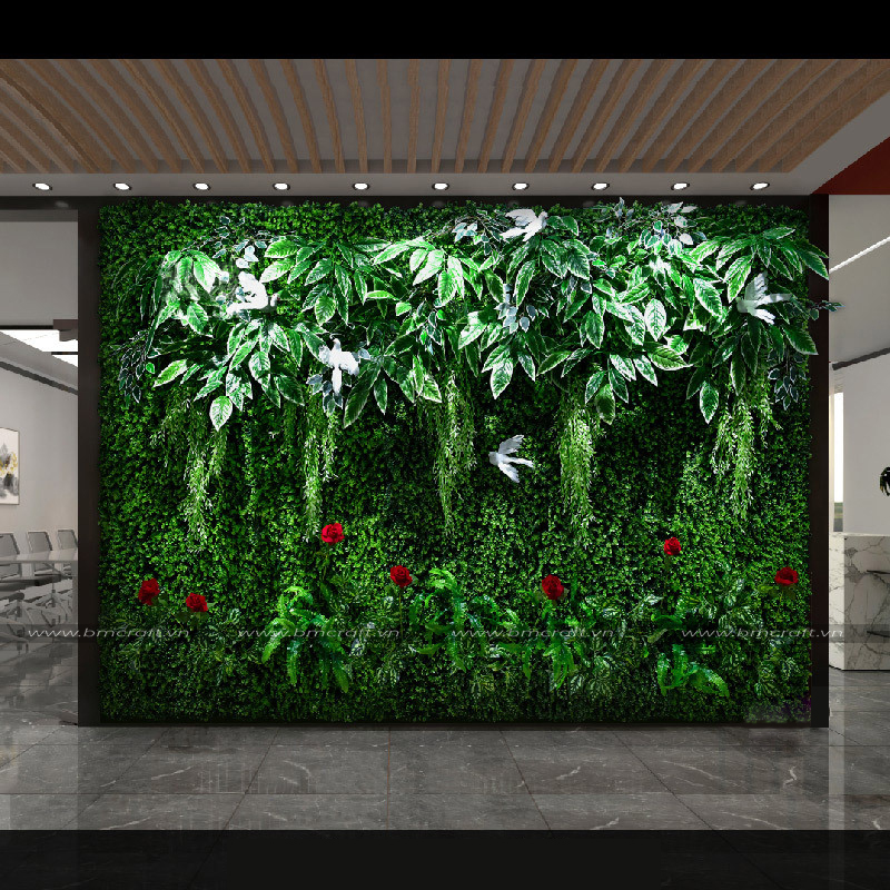 Backdrop Lá Trang Trí – BDL12