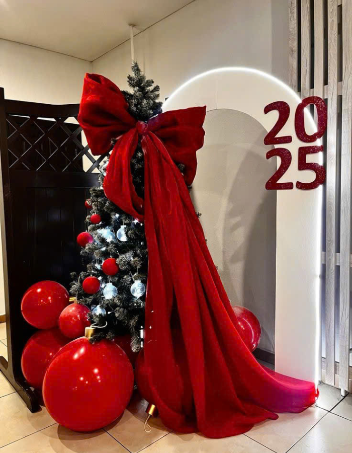 Nơ Cây Thông Noel cách điệu