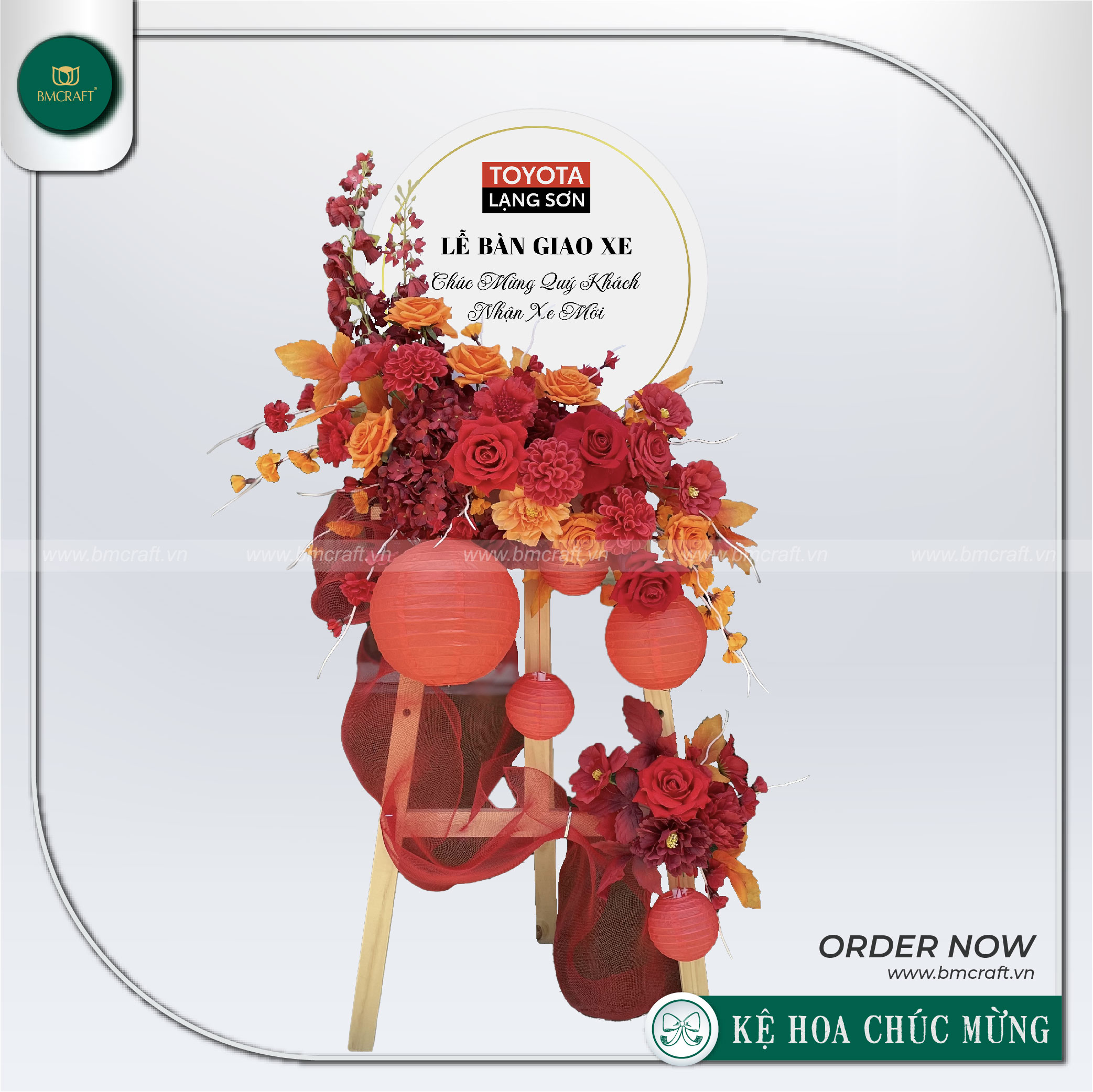 Kệ Hoa Giao Xe – KHGX16